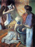 Degas, Edgar - Breakfast after the Bath